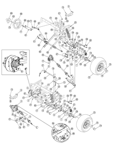 Part Location Diagram of 927-04134 Cub Cadet BRAKE HOSE :FRONT:RIGHT
